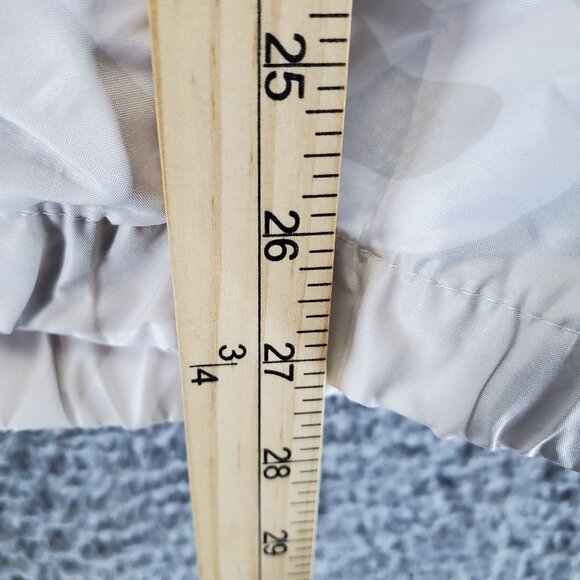 Members Only Jacket Mens XL White Keith Haring Artwork Hooded Lightweight - Picture 6 of 9